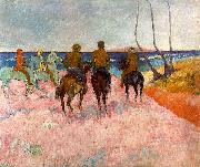 Paul Gauguin Riders on the Beach Germany oil painting reproduction